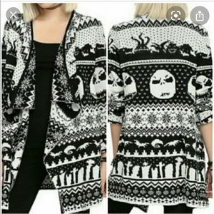 Nightmare Before Christmas Waterfall Cardigan